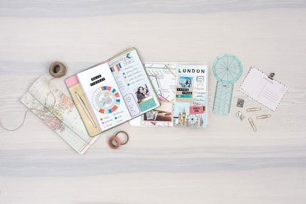 Kreativ stencil - We r memory keepers referensnät - 662042 - Journal Guide, Multicolor
