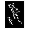 Miniatyrbild 1 av 2: Pochoir Salamandre - Ki Sign - 7x10 cm - Klister - Återfällbar - Återanvändbar