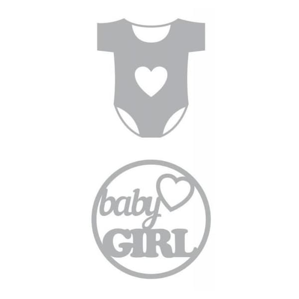 ARTEMIO baby girl bod skärande stencil