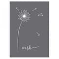Miniatyrbild 2 av 2: A5 självhäftande stencil - Rayher - Wish - Återanvändbar - Mycket fint tyg - 21 cm x 14,8 cm