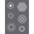 Miniatyrbild 1 av 3: Stencil 21 x 14,8 cm - Mandala