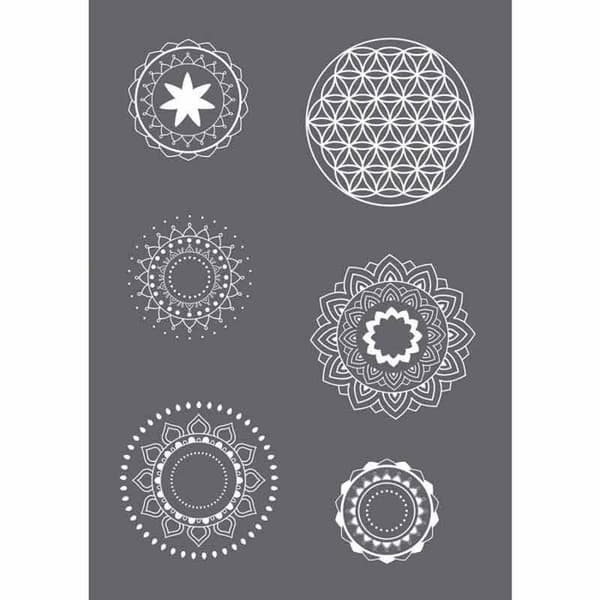 Stencil 21 x 14,8 cm - Mandala