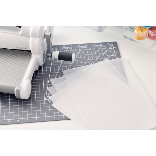 Plastikark för schablon A4 - SIZZIX - Paket med 10 - Vuxen - Blandat