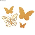 Miniatyrbild 3 av 3: Rayher Hobby Rayher Stencil Set xcu Whimsical Butterflies SB BTL 5 st 1 3 4 5 cm - 59229000