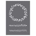 Miniatyrbild 2 av 4: Blomkronstencil A5 + spatel