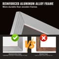 Miniatyrbild 4 av 4: Set med 4 screentryckramar - VEVOR - Aluminium screentryckssats 50,8x50,8 cm Mesh 110