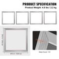 Miniatyrbild 2 av 4: Set med 4 screentryckramar - VEVOR - Aluminium screentryckssats 50,8x50,8 cm Mesh 110