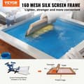 Miniatyrbild 3 av 4: Set med 6 screentrycksramar - VEVOR - Aluminium screentryckssats 45,7x50,8 cm Mesh 160