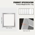 Miniatyrbild 2 av 4: Set med 6 screentrycksramar - VEVOR - Aluminium screentryckssats 45,7x50,8 cm Mesh 160