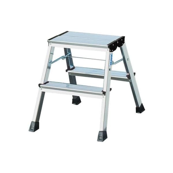 Krause Rolly hopfällbar trapppall i aluminium
