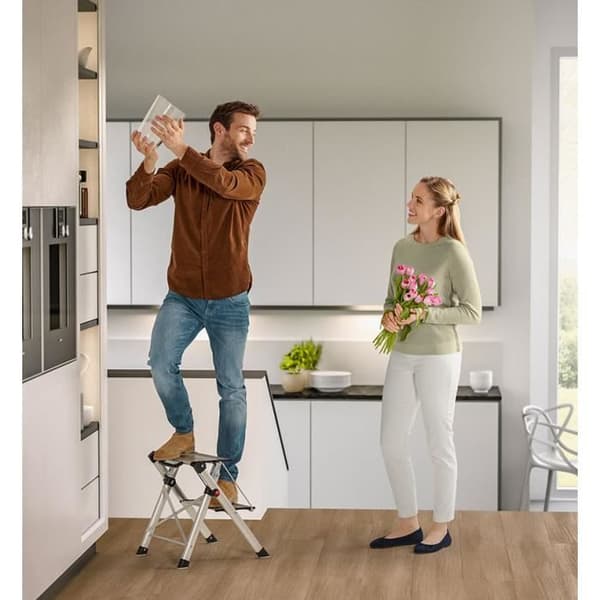 Escabeau - Hailo - Mini Comfort - Aluminium - 2 Steg - 45 cm