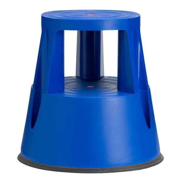 Stegpall - Blå - Mobil - Bärkapacitet 150 kg