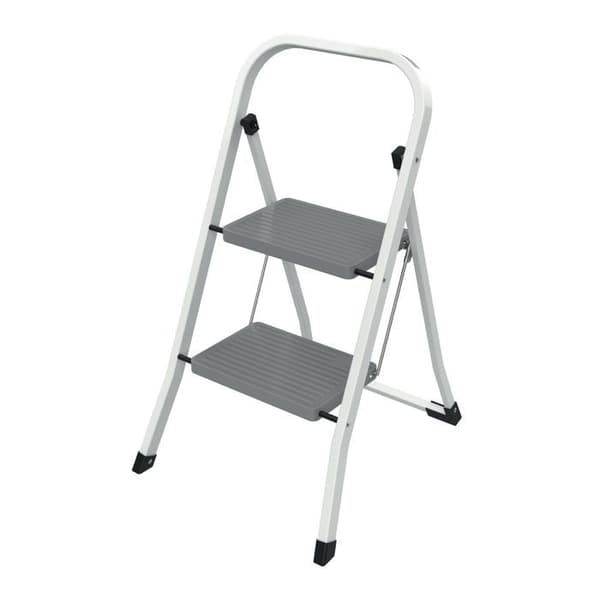 Marchepied - Werkapro - 2 steg - Fällbar - Räcke - Lätt 4,1 kg