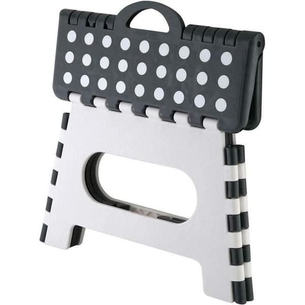 Fällbar stegstege - GENERIC - Fällbar - Vit - Ny - Maximal belastning 150 kg