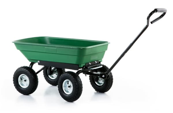 HIGHER Heavy-Duty Havevogn - 350kg Kapacitet, Robust Design til Professionelle Gartnere