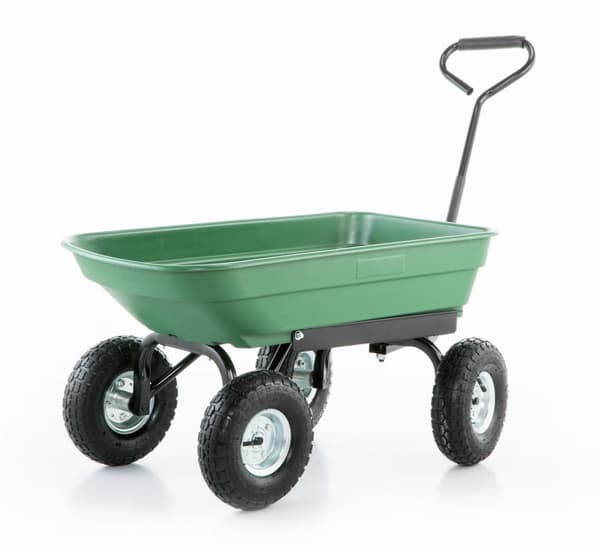 HIGHER Heavy-Duty Havevogn - 350kg Kapacitet, Robust Design til Professionelle Gartnere
