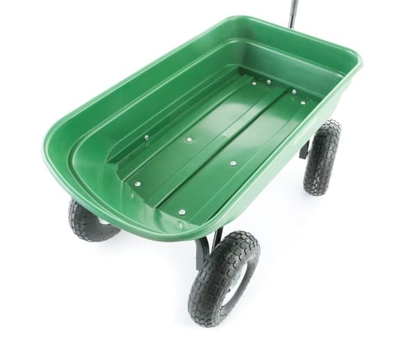 HIGHER Heavy-Duty Havevogn - 350kg Kapacitet, Robust Design til Professionelle Gartnere