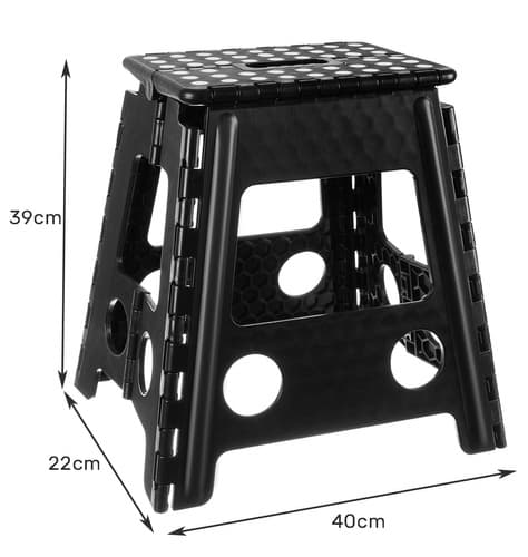 Hopfällbar Pall / Ståpall - Max 100 kg
