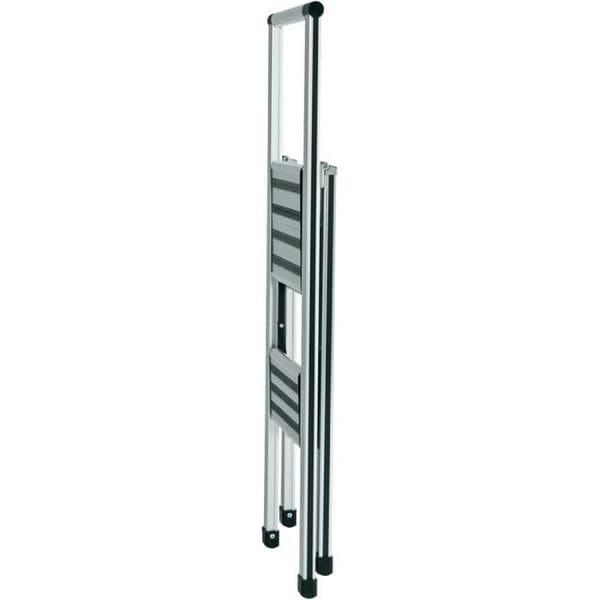 Stege - WENKO - 2 steg - Aluminium - Halkfria - Fällbar