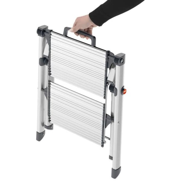 Escabeau - Hailo - Mini Comfort - Aluminium - 2 Steg - 45 cm