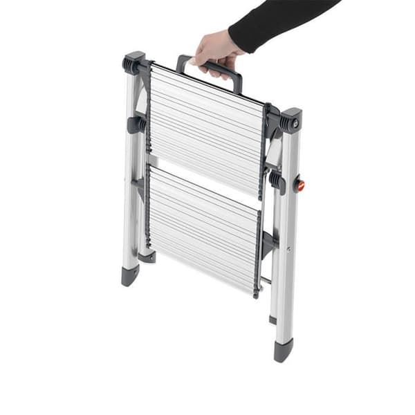 Escabeau - Hailo - Mini Comfort - Aluminium - 2 Steg - 45 cm