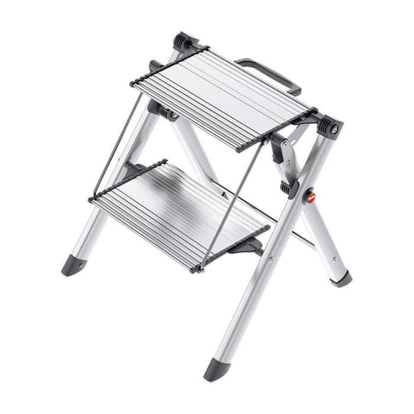 Escabeau - Hailo - Mini Comfort - Aluminium - 2 Steg - 45 cm