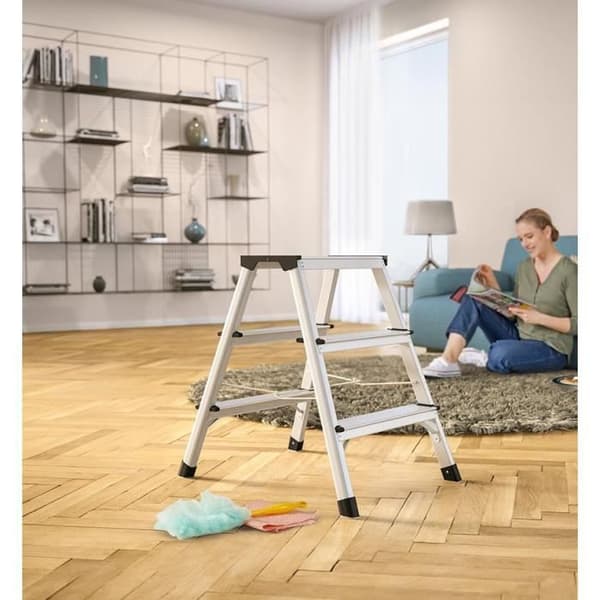 Hailo trappstege Fällbar trappstege L90 Step-ke 2x3 trappsteg 60 cm 4443-701 416261