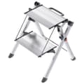 Miniatyrbild 1 av 2: Hailo Trappstege med 2 steg Mini Comfort 45 cm aluminium 4310-100