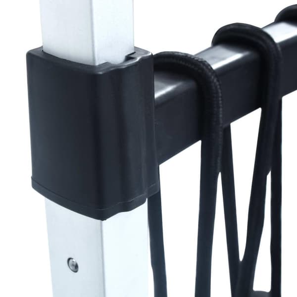 vidaXL Sammenleggbar trappetralle 70 kg aluminium sølv