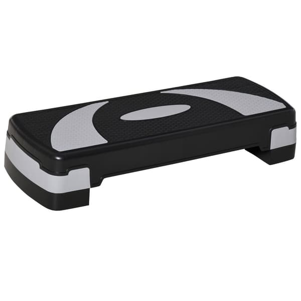 Aerobisk Stepper, 80x31 cm, Svart och Grå