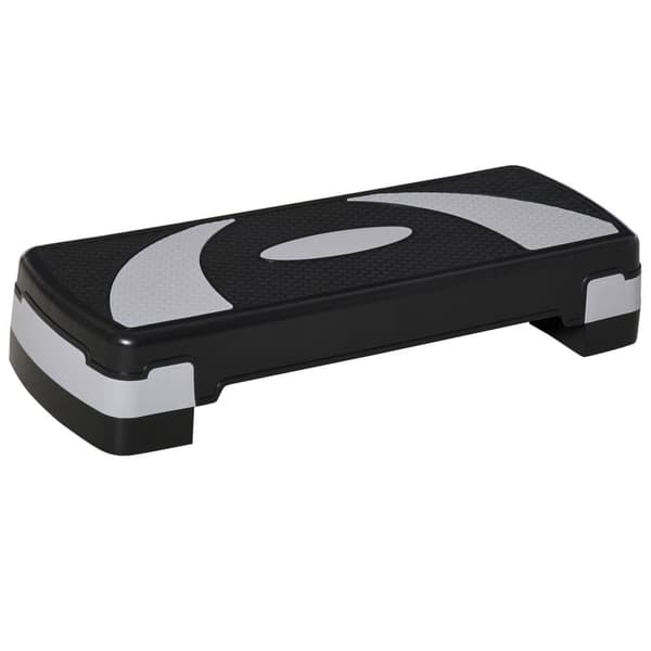 Aerobisk Stepper, 80x31 cm, Svart och Grå