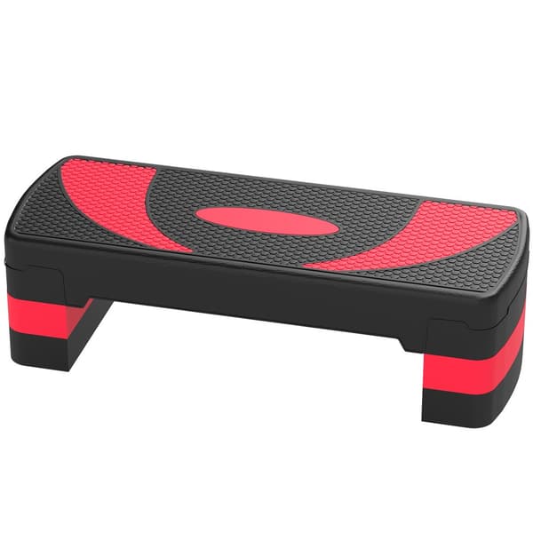 Aerobisk Stepper, 80x31x20 cm, Rød