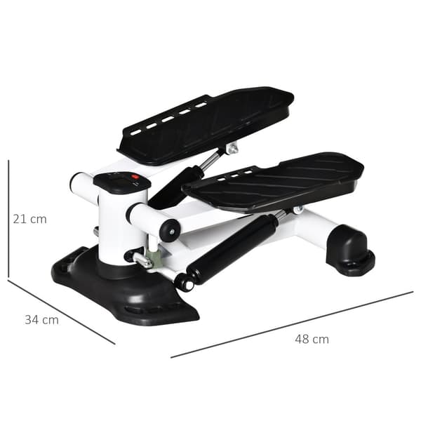 Mini Stepper, 48x34x21 cm, Vit Svart