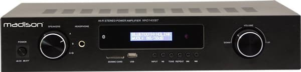 Madison HI-FI stereoförstärkare - svart
