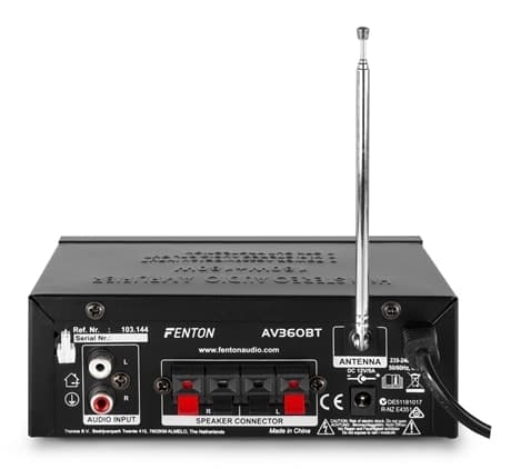 Fenton AV360BT förstärkare med USB/SD/BT/FM