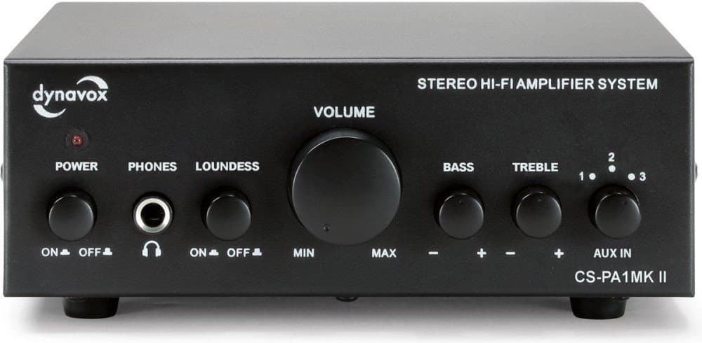 Dynavox CS-PA1 MK2 liten förstärkare 60 watt i svart | CDON