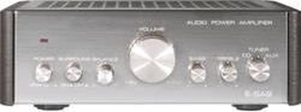 Renkforce E-SA9 Stereoforstærker 2 x 12 W Sølv (metallisk), Mørkebrun