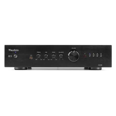 Audizio AD200B stereoförstärkare - 2.1 hi-fi förstärkare med Bluetooth - Svart