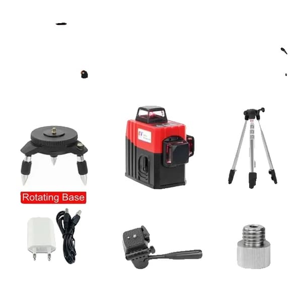 Laser-taso, 12 viivaa, itsetasaava