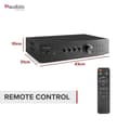 Miniatyrbild 7 av 11: Audizio AD220B stereoförstärkare - 2.1 hi-fi förstärkare med Bluetooth - Svart