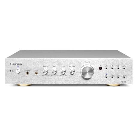 Audizio AD420A stereoförstärkare - 4-kanals hi-fi förstärkare med Bluetooth - Silver