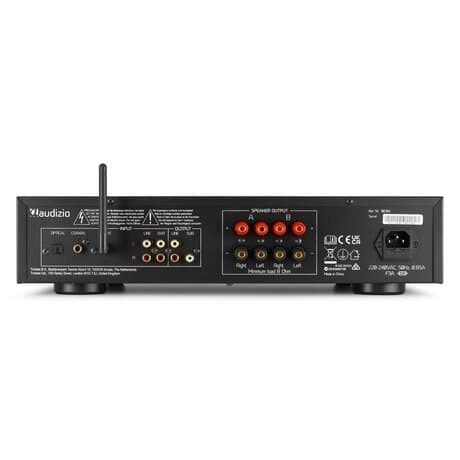 Audizio AD420B stereoförstärkare - 4-kanals hi-fi förstärkare med Bluetooth - Svart