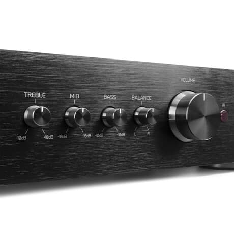 Audizio AD420B stereoförstärkare - 4-kanals hi-fi förstärkare med Bluetooth - Svart