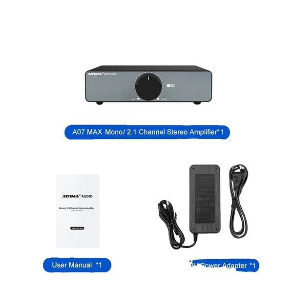 Aiyima TPA3255 Forstærker, 300W Stereo Output, Høj Fidelitet Lyd,A07 MAX 48V EUA07 MAX 48V EU