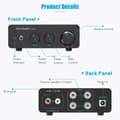 Miniatyrbillede 3 af 4: Fosi Audio TB10D HiFi-forstærker, 600W maksimal udgangseffekt, diskant- og baskontrol,TB10D med 48V