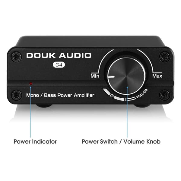 Nobsound Mini Subwoofer Förstärkare, 100W Utgångseffekt, Dubbel Op-Amps, Kompakt Design