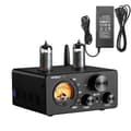 Miniatyrbild 1 av 2: HejFi Rör Förstärkare, 100W Effektutgång, Dubbelkanals Stereo, Bluetooth 5.0 Anslutning,T9 Rörförstärkare EU