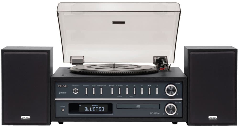 TEAC MC-D800-B minianlæg med CD/pladespiller