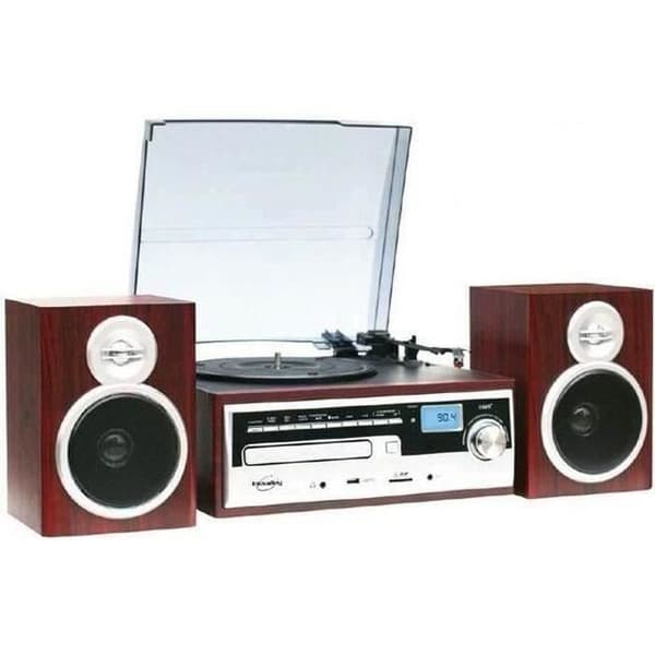 INOVALLEY CH14E Vintage HiFi-system med kodning Træ