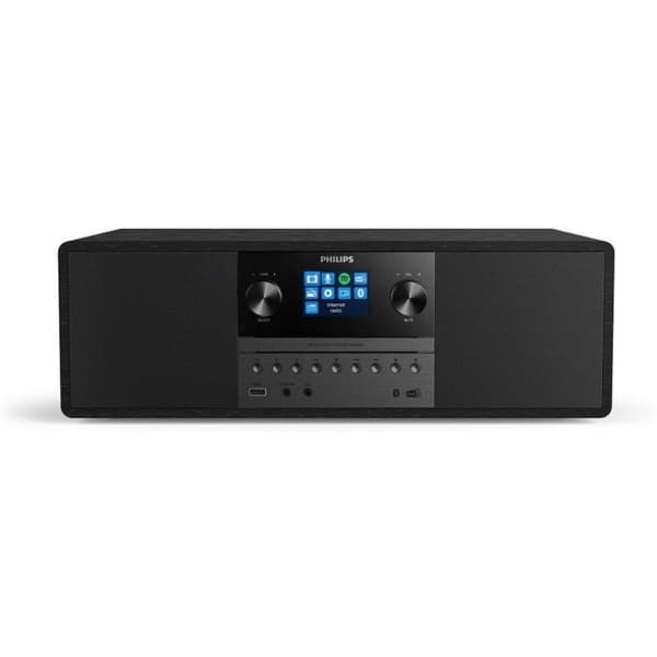Philips TAM6805/10 Micro System, musta/puu